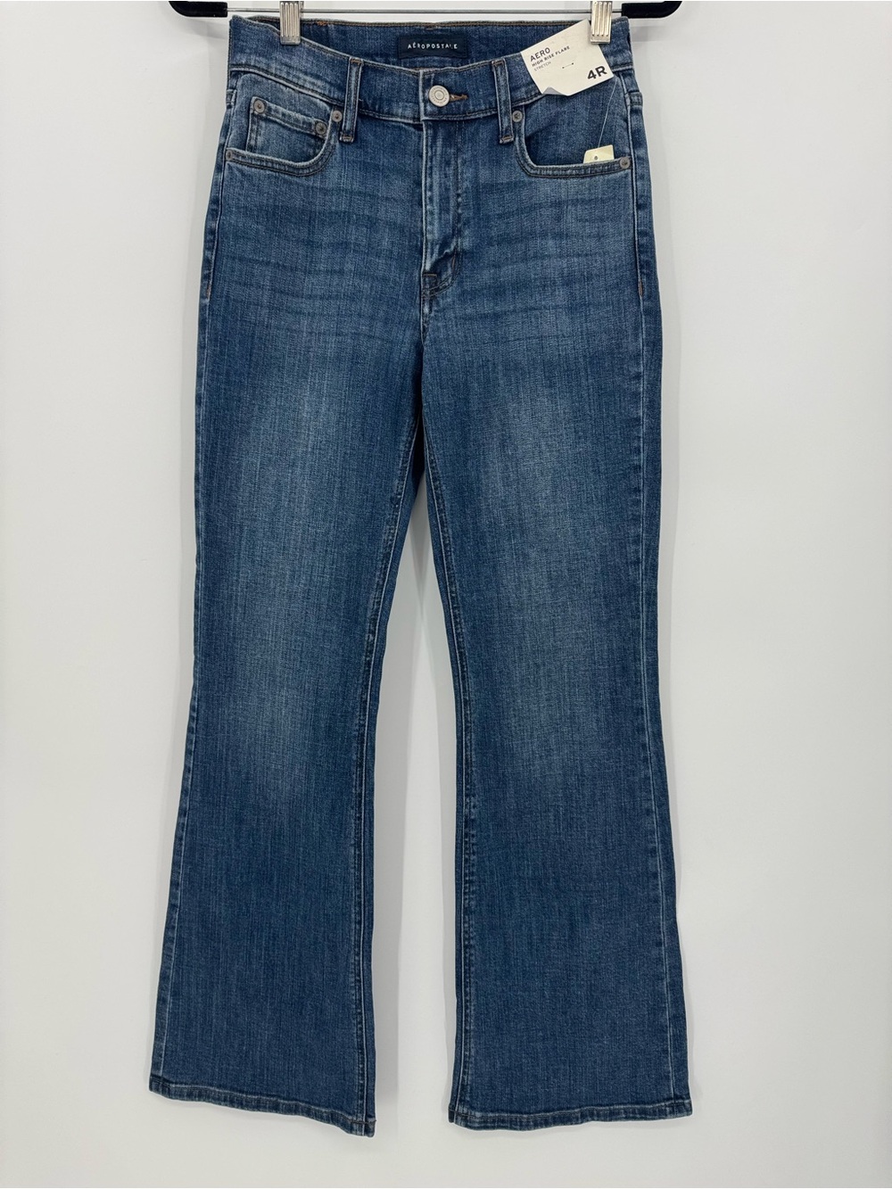 Aeropostale NEW High Rise Flare Boho Western Denim Jeans Size 4 NWT